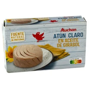 Producto Alcampo Atún Claro en Aceite de Girasol Lata de 72 G.