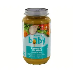 Producto Alcampo Baby Tarrito de Hortalizas Variadas y Arroz, a Partir de 4 Meses. 250 G