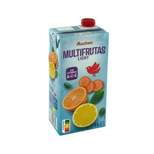 Producto Alcampo Bebida Multifrutas a Partir de Concentrados (con Vitaminas A, C y E), sin Azúcares Añadidos 1 L. 1000 ML