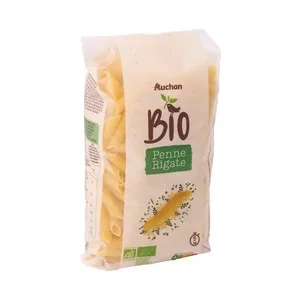 Producto Alcampo Bio Macarrones (penne) de Calidad Superior Procedentes de Agricultura Ecológica 500 G.