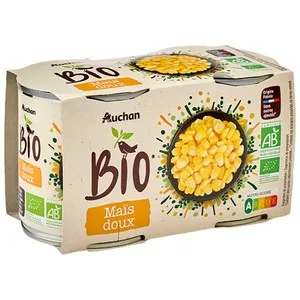 Producto Alcampo Bio Maíz Dulce en Grano Procedente de Cultivo Ecológico 2 X 140 G. 280 G