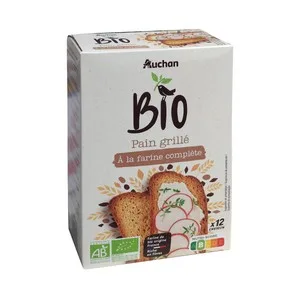 Producto Alcampo Bio Pan Tostado Multicereales con Harina Integral 250 G.