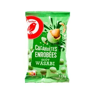 Producto Alcampo Cacahuetes Recubiertos con Wasabi 125g 125 G