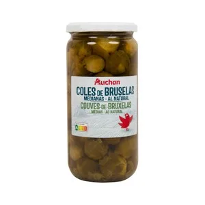 Producto Alcampo Coles de Bruselas al Natural Frasco de 400 G.