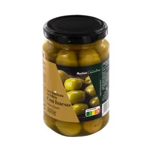 Producto Alcampo Collection Aceitunas Manzanilla con Hueso 200 G.