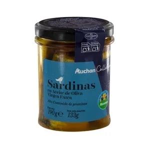 Producto Alcampo Collection Sardinas en Aceite de Oliva Virgen Extra 133 G.