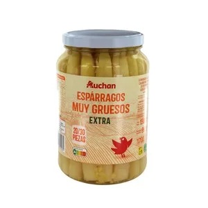 Producto Alcampo Espárragos Blancos 20/30 Piezas Frasco de 990 G.