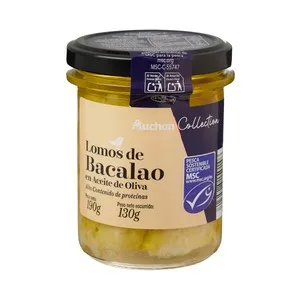 Producto Alcampo Lomos de Bacalo (msc) en Aceite de Oliva Tarro 130 G.