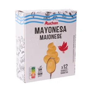 Producto Alcampo Mayonesa en Monodosis Bolsa de 12 Uds X 12 G. 168 G
