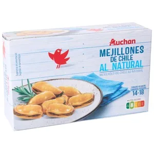 Producto Alcampo Mejillones al Natural Lata de 68 G. 69 G