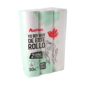 Producto Alcampo Papel Higiénico Compacto de Doble Capa con Certificado Ecolabel 24 Uds.