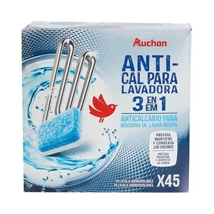 Producto Alcampo Pastillas Antical para Lavadoras 3 en 1 45 Uds.