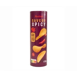Producto Alcampo Patatas con Forma de Teja y Sabor Picante Producto Alcampo 170 G.