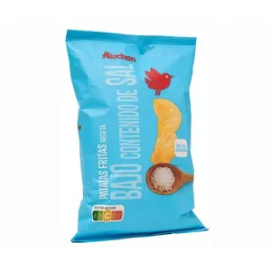 Producto Alcampo Patatas Fritas Bajas en Sal Producto Alcampo 130 G.