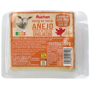 Producto Alcampo Queso de Oveja Añejo, Cuña 250 G.