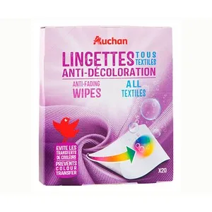 Producto Alcampo Toallitas Antidecoloración para Lavadoras Producto Alcampo 20 Uds.