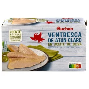 Producto Alcampo Ventresca de Atún Claro en Aceite de Oliva Lata de 72 G. 73 G