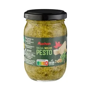 Producto Auchan Salsa de Pesto Verde 185 G.