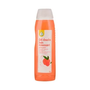 Producto Económico Alcampo Gel de Ducha - Baño de Burbujas con Perfume de Melocotón 1 L. 1000 ML