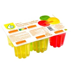 Producto Económico Alcampo Gelatina de Sabores Surtidos 6x100 G. 600 G