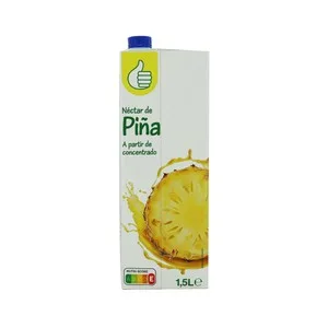 Producto Económico Alcampo Néctar de Piña Brick de 1,5 L. 1500 ML