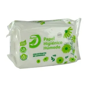 Producto Económico Alcampo Papel Higiénico Húmedo con Extracto de Camomila 100 Uds.
