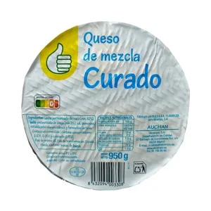 Producto Económico Alcampo Queso Mezcla Curado 950 G.