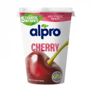 Producto Fermentado a Base de Soja con Calcio y Vitaminas Añadidas Sabor Cereza Alpo sin Gluten y sin Lactosa 400 G.