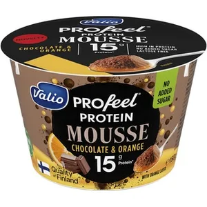 Profeel Mousse con Proteínas de Chocolate & Naranja sin Azúcar Añadido sin Lactosa Valio
