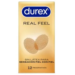 Profilácticos Real Feel sin Látex 12 u