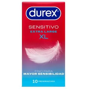 Profilácticos XL Sensitive Suave 10 u
