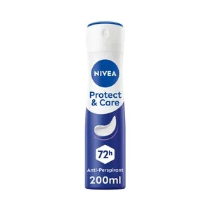 Nivea Protege & Cuida Desodorante en Spray para Mujer, Antitranspirante 72 Horas 200 Ml.