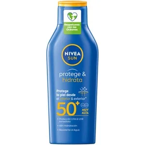 Protege & Hidrata Leche Solar Spf-50+ Resistente al Agua Nivea SUN