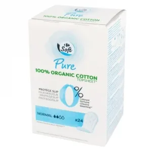 Protegeslip Normal Ecológico Pure Soft Carrefour 24 Ud.