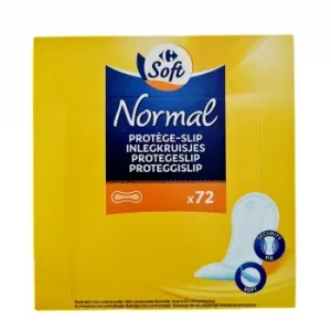 Protegeslip Normal Soft Carrefour 72 Ud.
