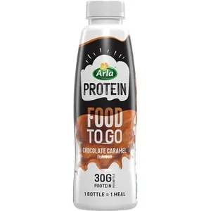 Protein Batido con Proteínas de Chocolate y Caramelo Food To Go  Arla 500 G