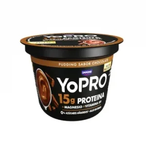 Pudding de Chocolate Yopro sin Gluten 150 G.
