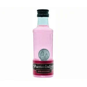 Puerto de Indias Ginebra Rosada con Sabor a Fresa Botella 5 Cl. 50 ML