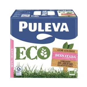 Puleva Eco Leche Desnatada Pack de  6 Uds  X 1 L. 6000 ML