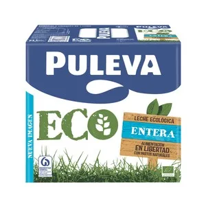 Puleva Ecoleche Entera Pack de 6 Uds X 1 L. 6000 ML