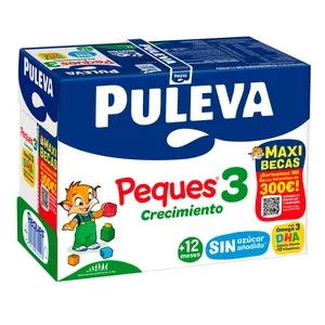 Puleva Peques 3 Leche (3) de Crecimiento de 12 a 36 Meses 6 X 1l. 6000 ML