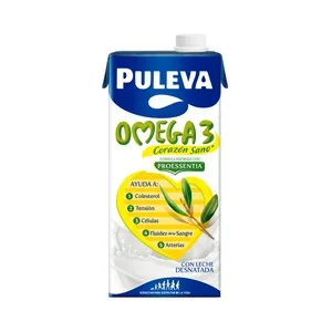 Puleva Preparado Lacteo Desnatado, Enriquecido con Ácido Oleico  Omega 3 1 L. 1000 ML