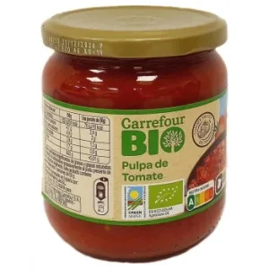 Pulpa de Tomate Ecológico Carrefour Bio 330 G.