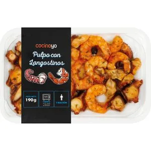Pulpo con Langostino 190 Gr