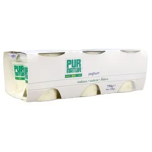 PUR Natur Yogur Natural Ecológico Pack 6 Purnatur 125 G. 750 G