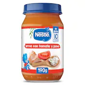 Puré de Arroz con Tomate y Pavo Nestlé Frasco 190 G