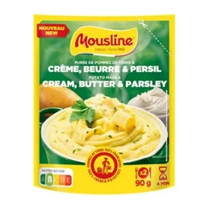 Puré de Patata con Crema de Queso, Perejil y Mantequilla Mousline 90 G.