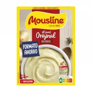 Puré de Patata Natural Sabor Original Mousline sin Gluten 520 G.
