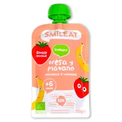 Puré Fresa y Plátano Smileat Ecológico Pouch