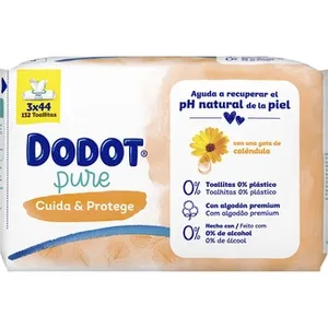Pure Toallitas Infantiles Cuida & Protege  Dodot 44 Unidades